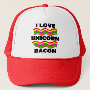 Camionero Gorra divertida de unicornio con tocino para camio