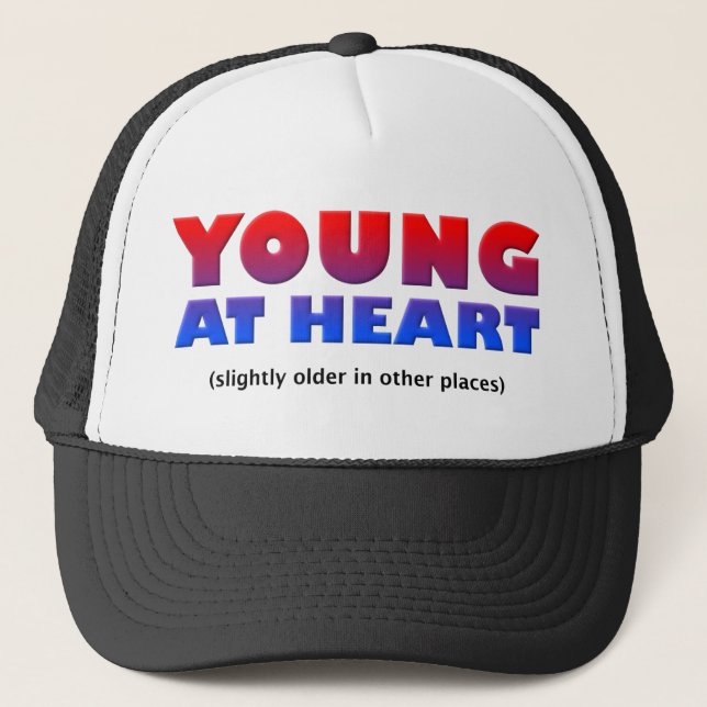 Camionero Gorra divertida para jóvenes de corazón (Anverso)