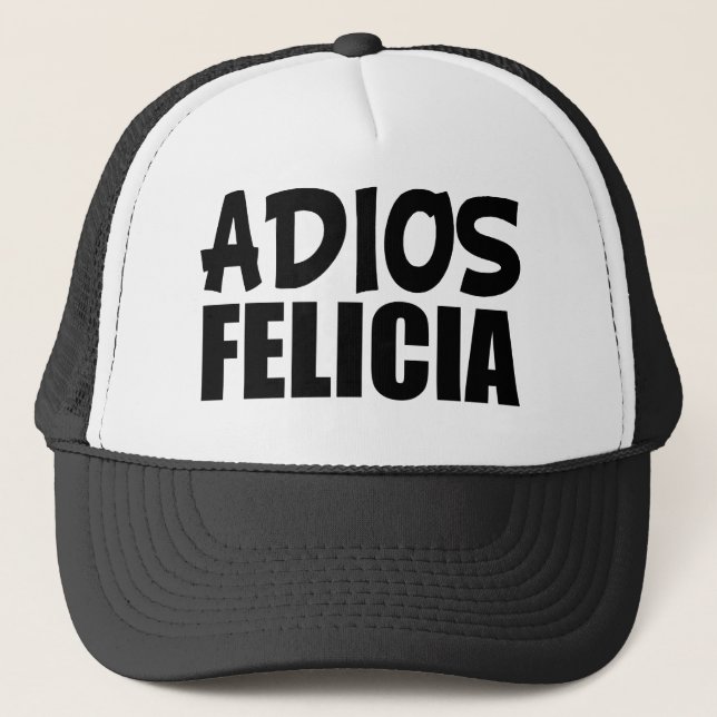 Camionero Gorra divertido de Felicia del adiós de Felicia (Anverso)