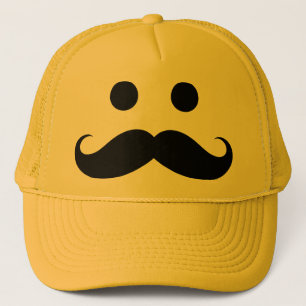 Camionero Gorra divertido de la cara del bigote