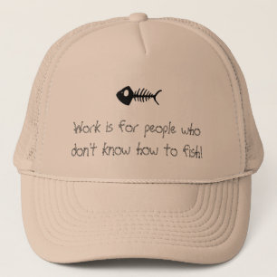Camionero Gorra divertido de la pesca
