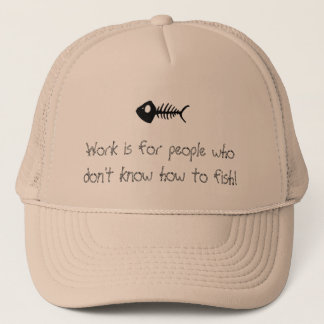 Camionero Gorra divertido de la pesca