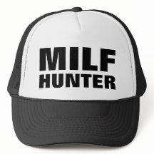 Gorra divertido del camionero: "CAZADOR DE MILF "