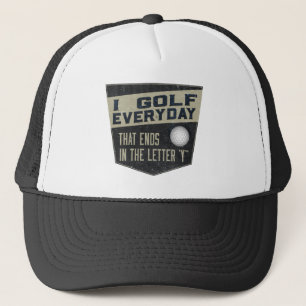 Camionero Gorra divertido del golf - golf de I diario