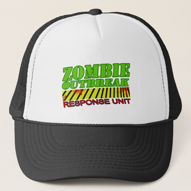 Camionero gorra DIVERTIDO del ZOMBI de los zombis de los (Anverso)