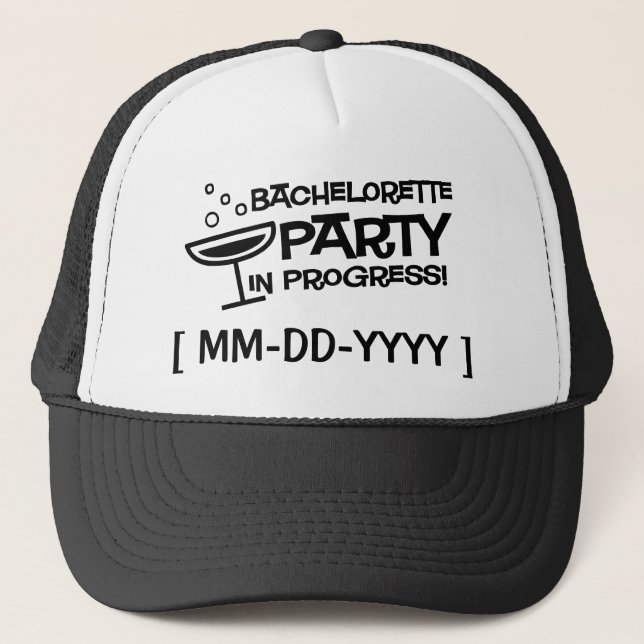 Camionero Gorra en curso del fiesta adaptable de (Anverso)