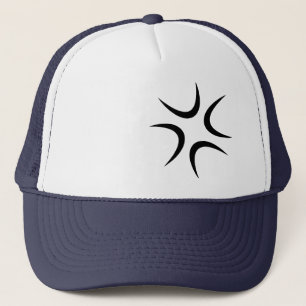 Camionero Gorra enojado de los camioneros del animado