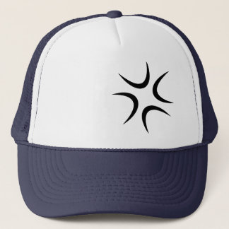 Camionero Gorra enojado de los camioneros del animado