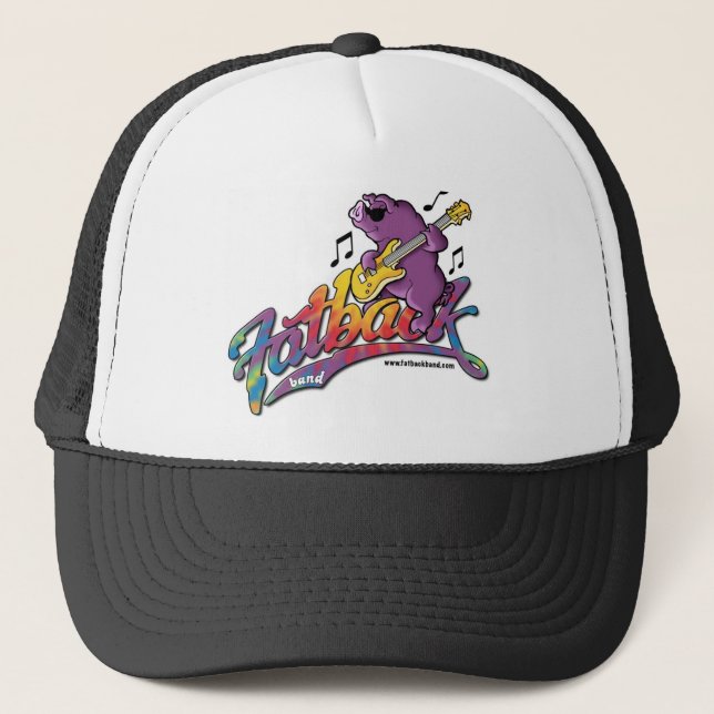 Camionero Gorra enrrollado del cerdo de Fatback (Anverso)