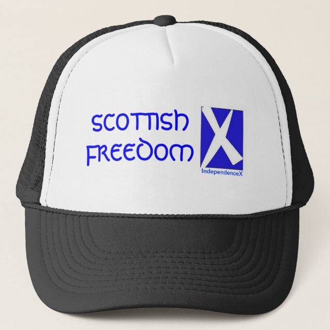 Camionero Gorra escocés de IndependenceX de la libertad (Anverso)