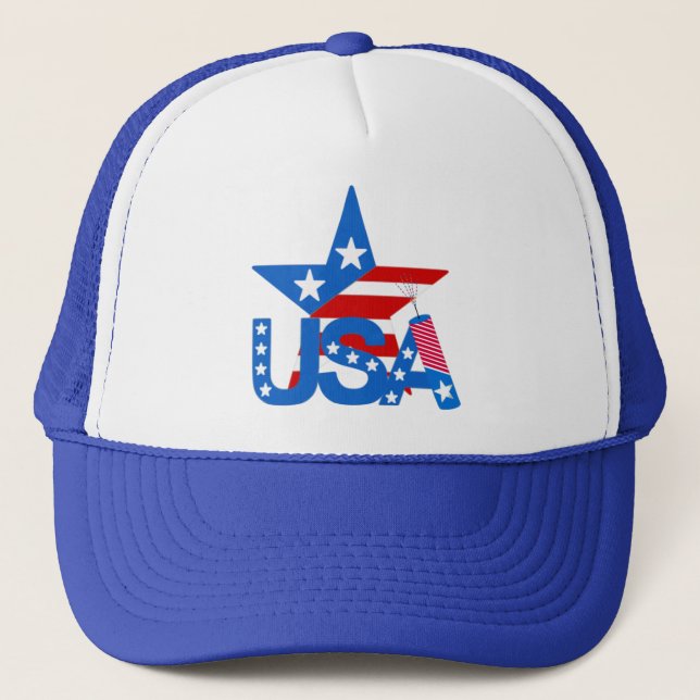 Camionero Gorra Estrella de América (Anverso)