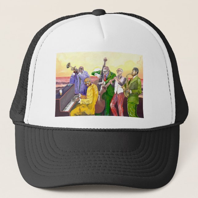 Camionero Gorra estupendo de la banda de jazz (Anverso)