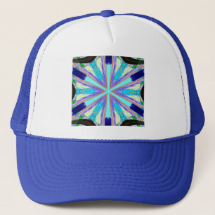 Camionero gorra exagonal de la estrella azul