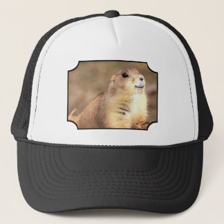Camionero Gorra feliz del perro de las praderas