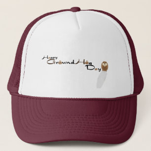 Camionero Gorra Feliz Día de Groundhog