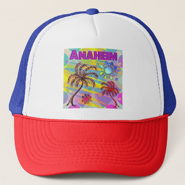 Camionero Gorra Feliz y Esperanza de Anaheim (Anverso)