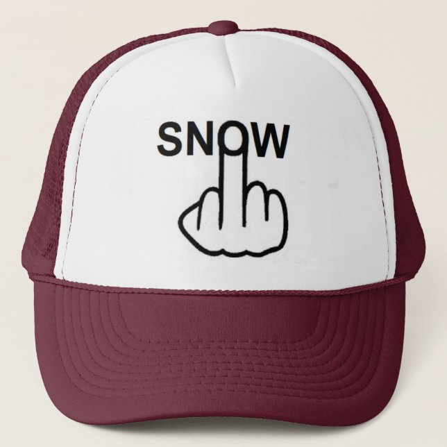 Camionero Gorra Flip de nieve (Anverso)