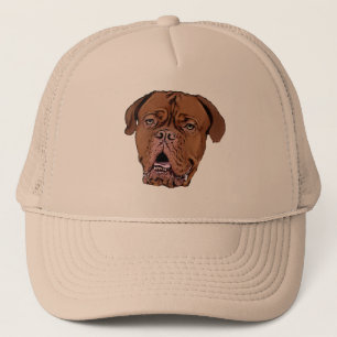 Camionero gorra francés del mastín de douge de bordeaux
