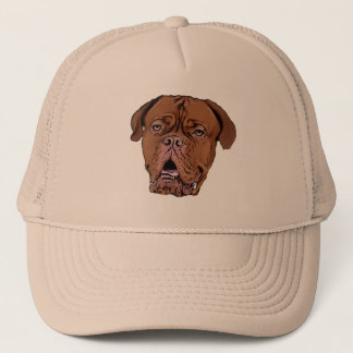 Camionero gorra francés del mastín de douge de bordeaux