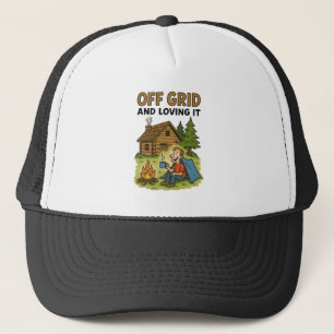 Camionero Gorra fuera de la cuadrícula