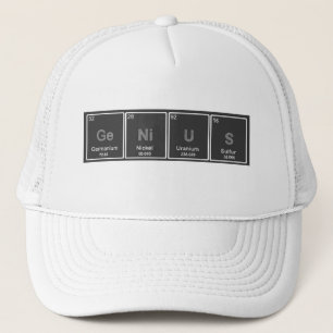 Camionero Gorra GeNiUS de tabla periódica