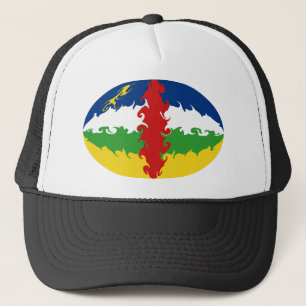 Camionero Gorra Gnarly de la bandera de Centrafrique