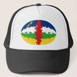 Camionero Gorra Gnarly de la bandera de Centrafrique