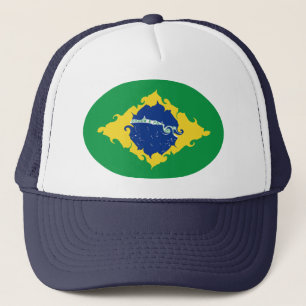Camionero Gorra Gnarly de la bandera del Brasil