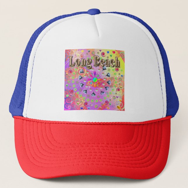 Camionero Gorra Golden Lucky de Long Beach (Anverso)