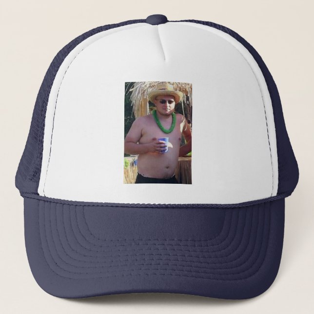 Camionero Gorra gordo de Adán (Anverso)