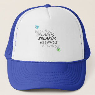 Camionero Gorra Gorra de flor de maíz Funky Bielorrusia Бела