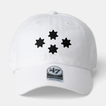 Gorra gráfica de 4 estrellas negras