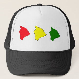 Camionero gorra grande de la isla del rasta