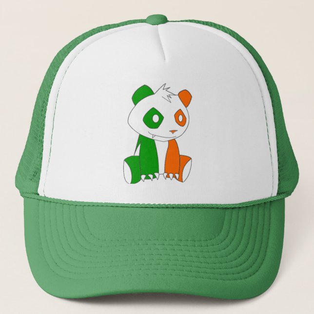 Camionero Gorra grande irlandés de la panda (Anverso)