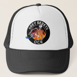Camionero Gorra gris de los camioneros de la boina