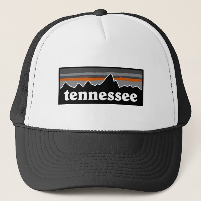 Camionero Gorra gris y negro de Smokey de Tennessee de la (Anverso)