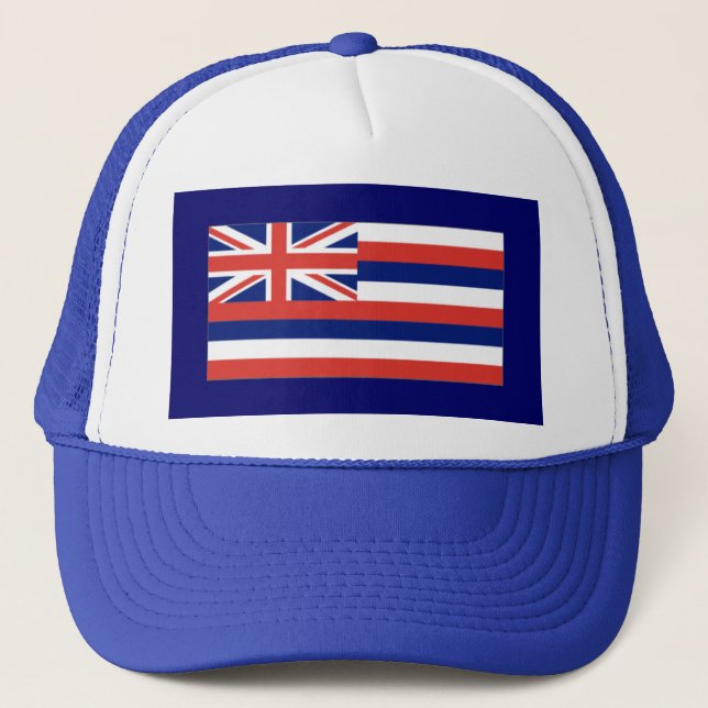 Camionero Gorra hawaiano de la bandera (Anverso)