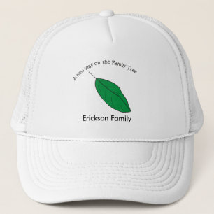 Camionero Gorra - Hoja de árbol familiar