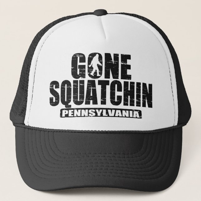 Camionero Gorra ido de Squatchin PENNSYLVANIA (estilo (Anverso)