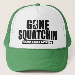Camionero Gorra ido de Squatchin WISCONSIN