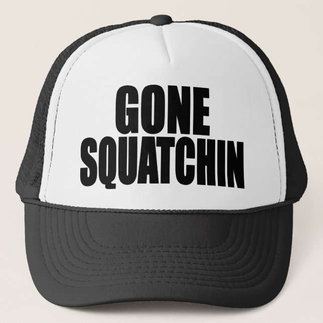 Camionero GORRA IDO divertido de SQUATCHIN - edición (Anverso)