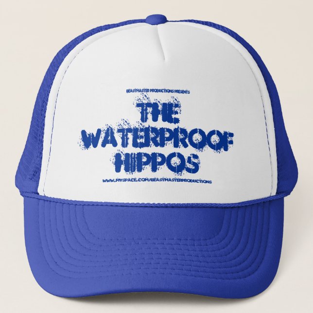 Camionero Gorra impermeable oficial de los hipopótamos (Anverso)