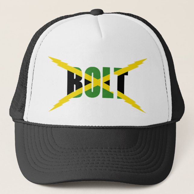 CAMIONERO GORRA JAMAICANO DE LA BANDERA DEL PERNO (Anverso)