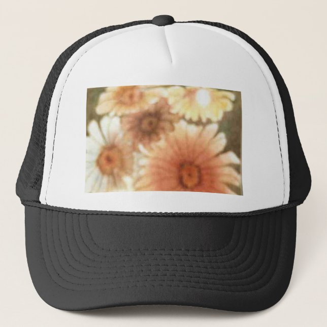 Camionero Gorra Jardín de Flores (Anverso)