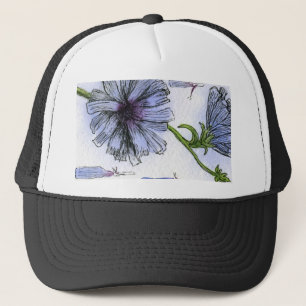 Camionero Gorra Jardín de Flores