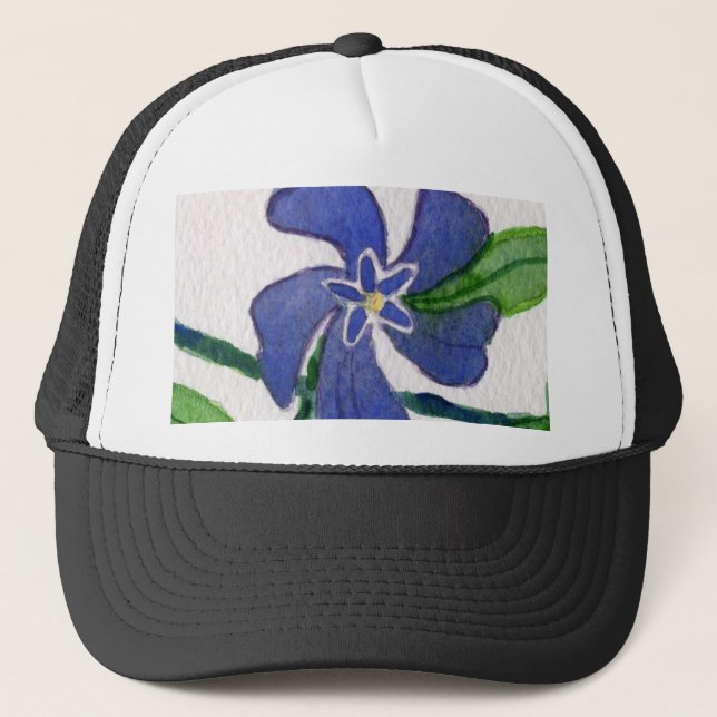 Camionero Gorra Jardín de Flores (Anverso)