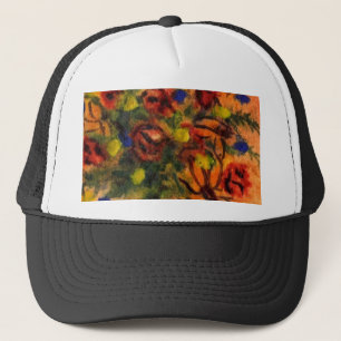 Camionero Gorra Jardín de Flores