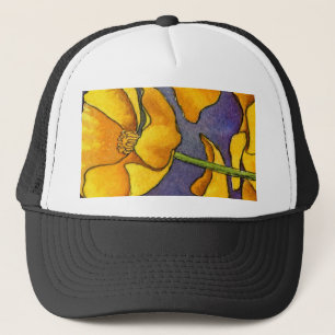 Camionero Gorra Jardín de Flores