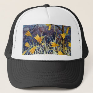 Camionero Gorra Jardín de Flores
