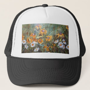 Camionero Gorra Jardín de Flores